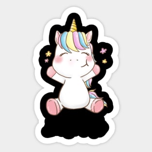 I am so cute, little pony, unicorn Sticker